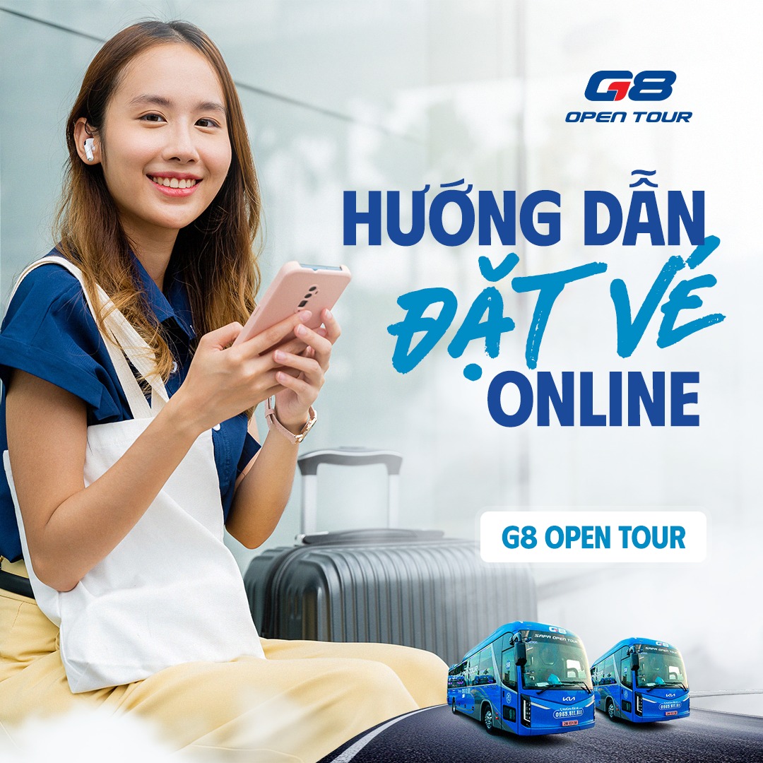 HƯỚNG DẪN ĐẶT VÉ ONLINE G8 OPEN TOUR